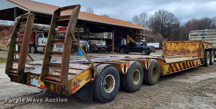 image for item DO3577 1982 Load King 503DR  drop deck trailer