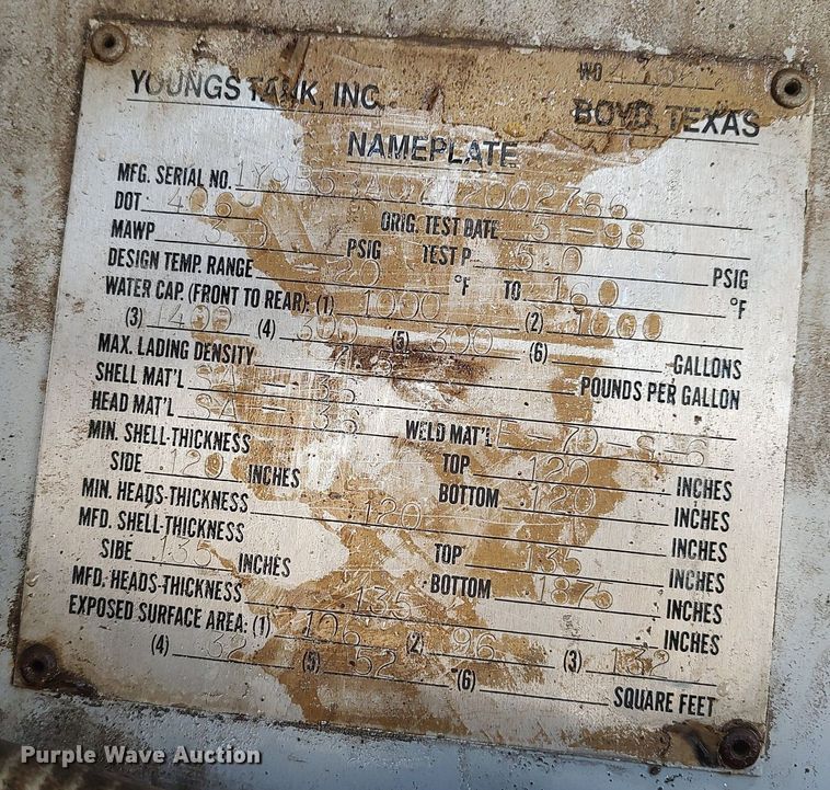 image for item DO3832 1994 International 8200  tank truck