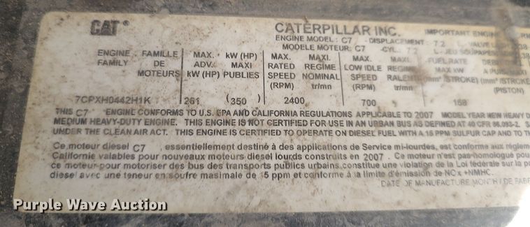 image for item DO3833 2008 Ford F750 Super Duty  flatbed truck