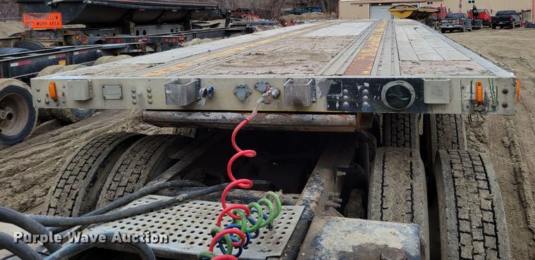 image for item DO4194 1997 Transcraft Eagle W2 50XI02  flatbed trailer