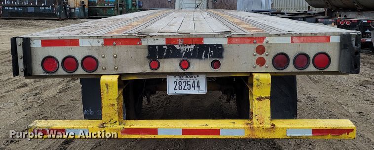 image for item DO4194 1997 Transcraft Eagle W2 50XI02  flatbed trailer