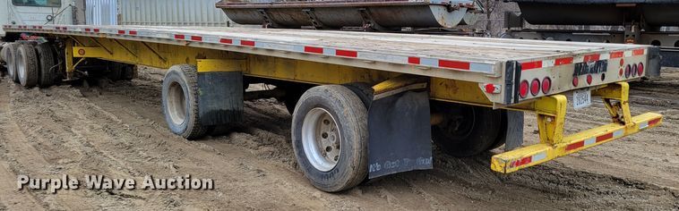 image for item DO4194 1997 Transcraft Eagle W2 50XI02  flatbed trailer