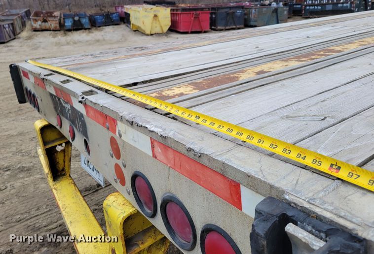 image for item DO4194 1997 Transcraft Eagle W2 50XI02  flatbed trailer