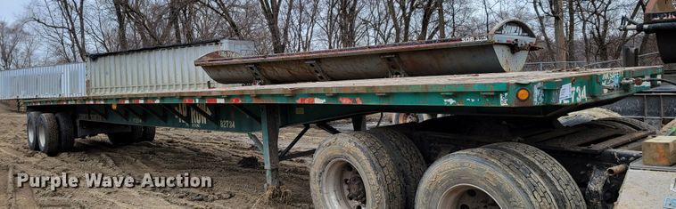 image for item DO4197 1998 Fontaine FTW-5-8048SLAWK  flatbed trailer