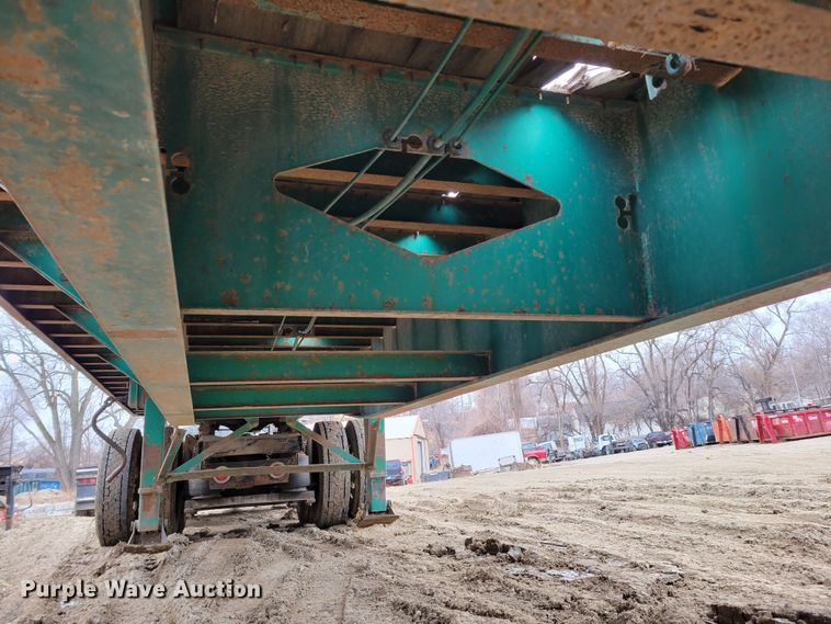 image for item DO4197 1998 Fontaine FTW-5-8048SLAWK  flatbed trailer