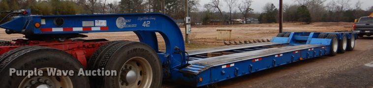 image for item DP8617 1989 Trail King TS70MDG-483  lowboy equipment trailer