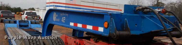 image for item DP8617 1989 Trail King TS70MDG-483  lowboy equipment trailer