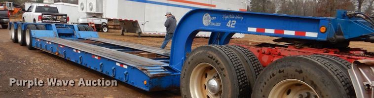 image for item DP8617 1989 Trail King TS70MDG-483  lowboy equipment trailer