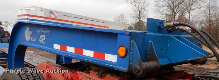 image for item DP8617 1989 Trail King TS70MDG-483  lowboy equipment trailer