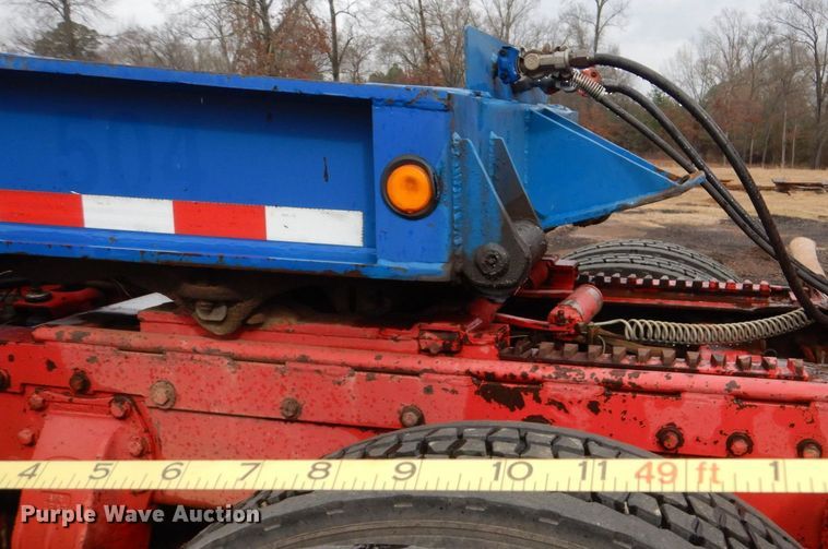 image for item DP8617 1989 Trail King TS70MDG-483  lowboy equipment trailer