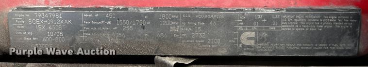 image for item DQ1994 2008 International ProStar  semi truck