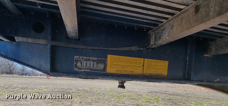 image for item HG9412 2012 Utility FS2C  flatbed trailer