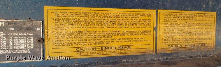 image for item HG9412 2012 Utility FS2C  flatbed trailer