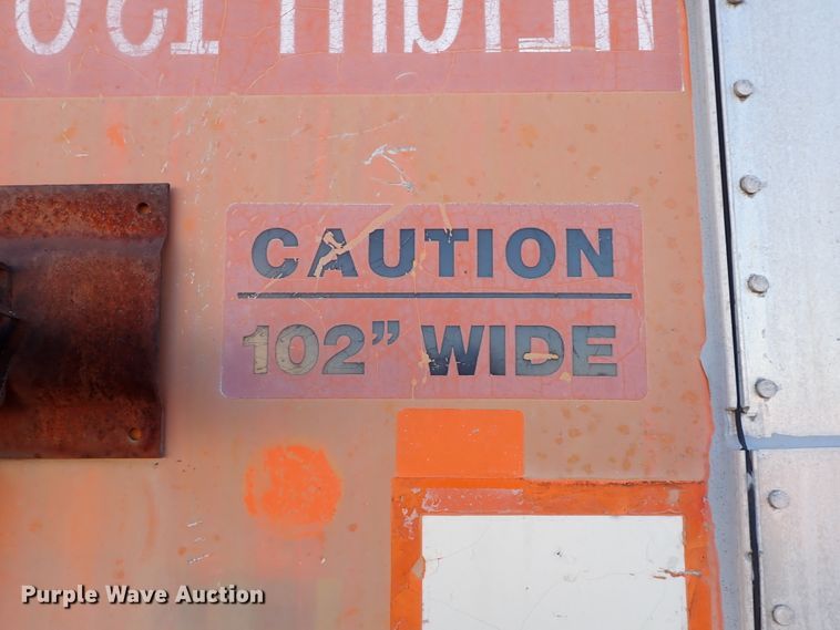 image for item IS9343 1990 Wabash National  dry van trailer