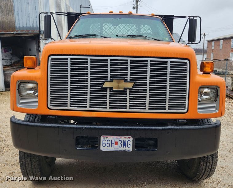 image for item JB9629 1993 Chevrolet Kodiak C5500  dump flatbed truck