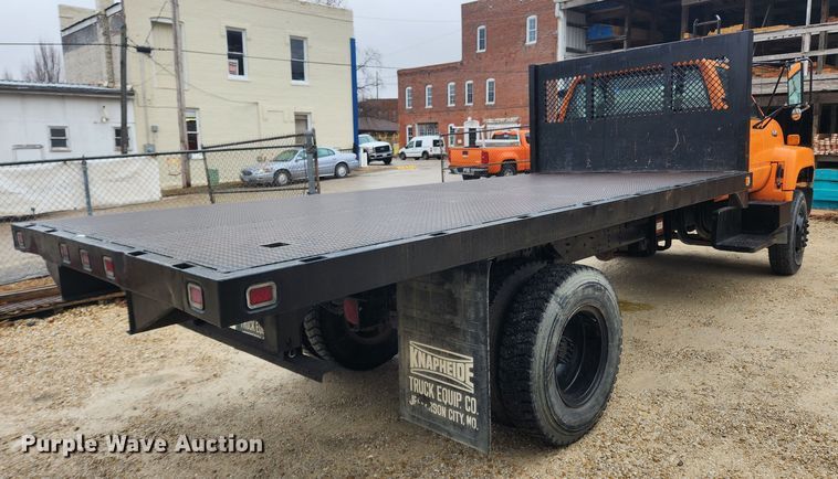 image for item JB9629 1993 Chevrolet Kodiak C5500  dump flatbed truck