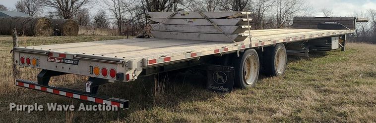 image for item JG9368 2019 Great Dane FLD-0024-00053  drop deck trailer