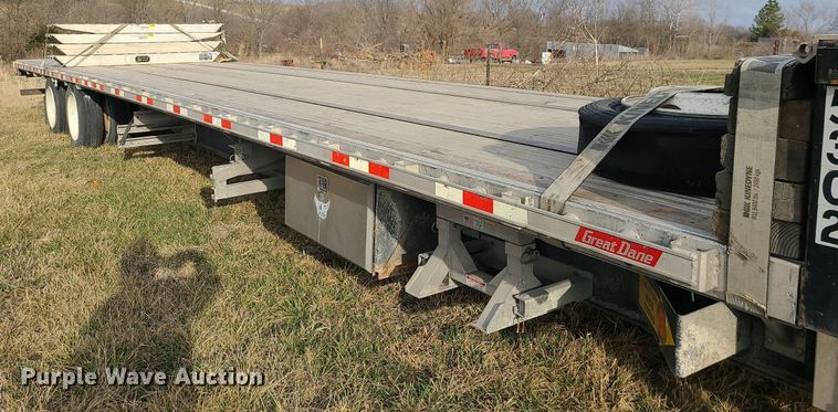 image for item JG9368 2019 Great Dane FLD-0024-00053  drop deck trailer