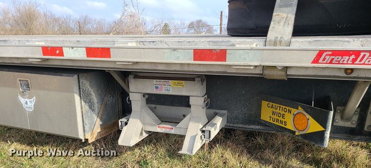 image for item JG9368 2019 Great Dane FLD-0024-00053  drop deck trailer