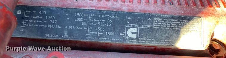 image for item JW9169 2017 International ProStar Plus 122  semi truck