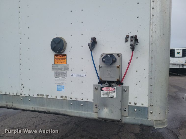 image for item KD9296 2016 Vanguard Rem VIP 4000  dry van trailer