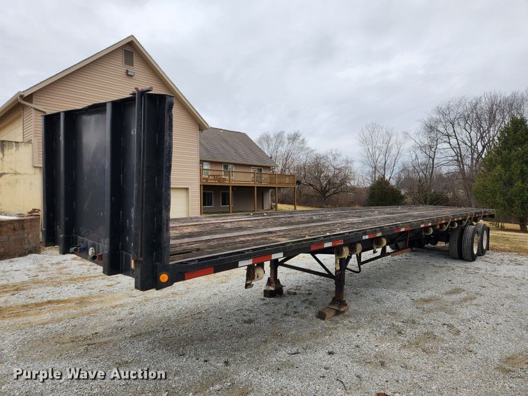image for item KT9369 1993 Fontaine FTW-5-8045SL  flatbed trailer