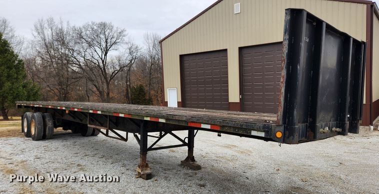image for item KT9369 1993 Fontaine FTW-5-8045SL  flatbed trailer