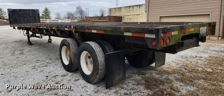 image for item KT9369 1993 Fontaine FTW-5-8045SL  flatbed trailer