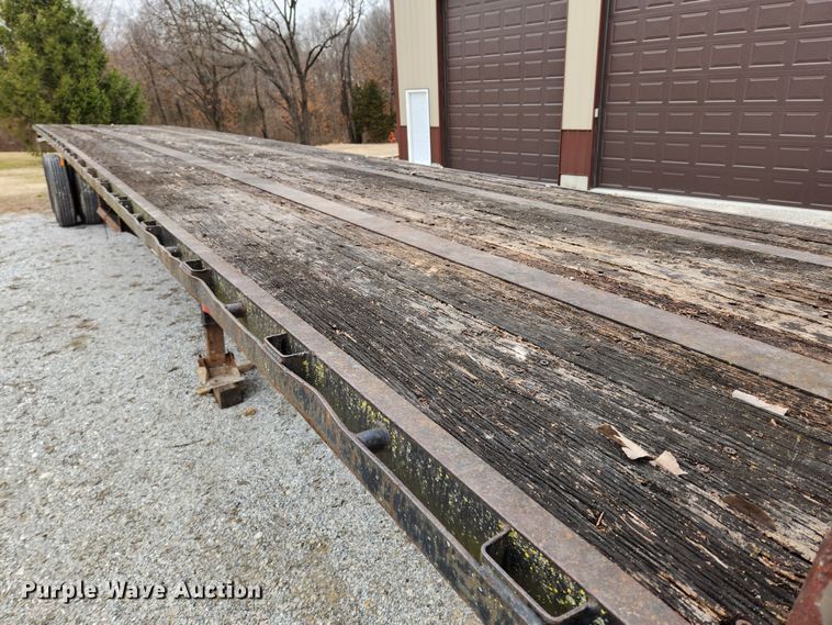 image for item KT9369 1993 Fontaine FTW-5-8045SL  flatbed trailer