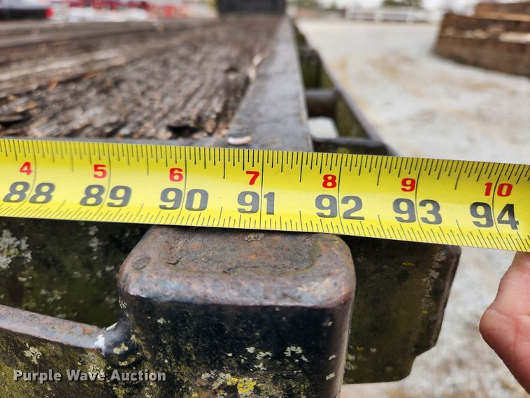 image for item KT9369 1993 Fontaine FTW-5-8045SL  flatbed trailer