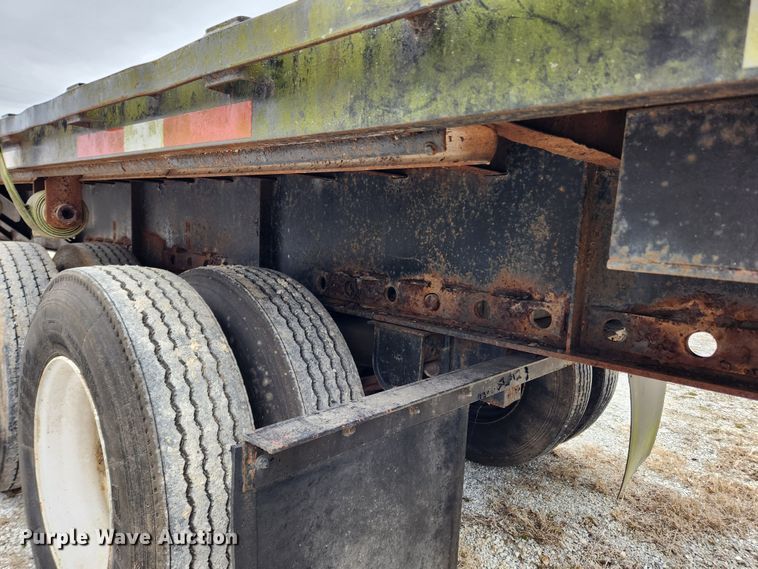 image for item KT9369 1993 Fontaine FTW-5-8045SL  flatbed trailer