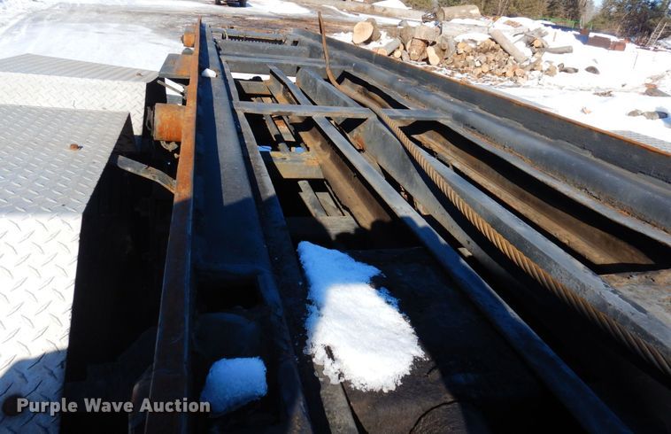 image for item KU9736 1985 Kenworth W900  roll-off container truck