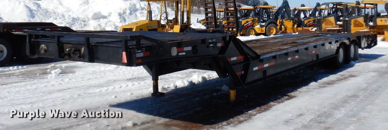 image for item KU9829 1988 MVE  drop deck equipment trailer