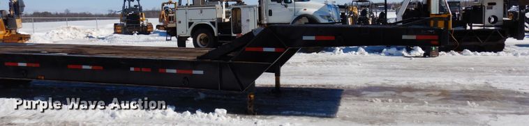 image for item KU9829 1988 MVE  drop deck equipment trailer