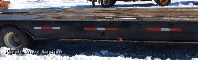 image for item KU9829 1988 MVE  drop deck equipment trailer