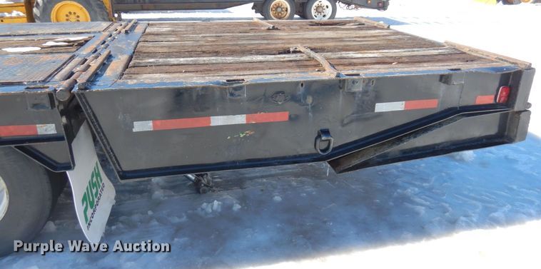 image for item KU9829 1988 MVE  drop deck equipment trailer