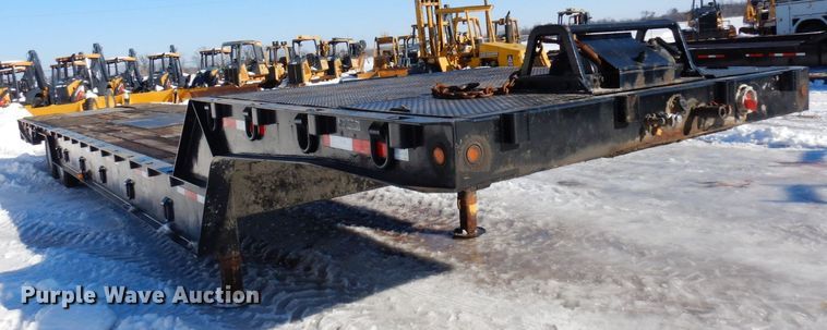 image for item KU9836 1995 Trail King  flatbed trailer