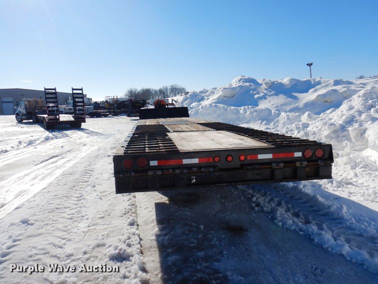image for item KU9836 1995 Trail King  flatbed trailer