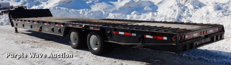 image for item KU9836 1995 Trail King  flatbed trailer