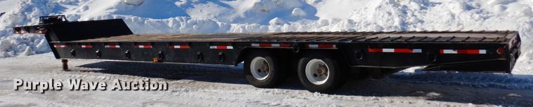 image for item KU9836 1995 Trail King  flatbed trailer