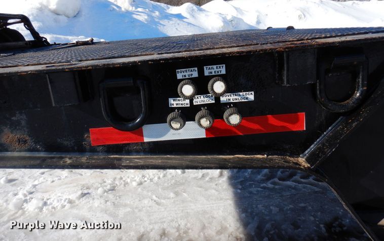 image for item KU9836 1995 Trail King  flatbed trailer