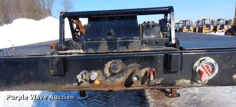 image for item KU9836 1995 Trail King  flatbed trailer