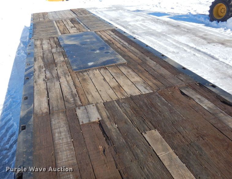 image for item KU9836 1995 Trail King  flatbed trailer