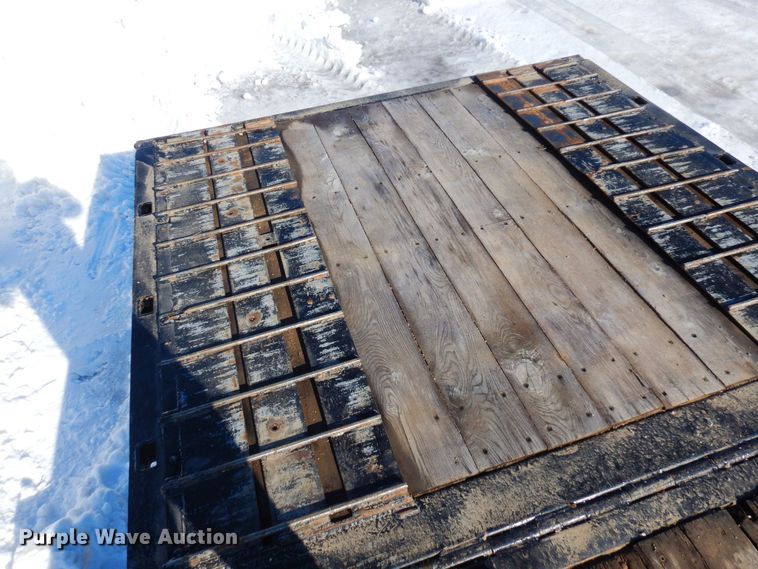 image for item KU9836 1995 Trail King  flatbed trailer