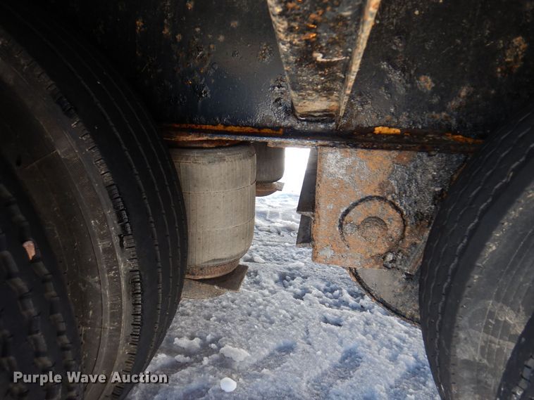 image for item KU9836 1995 Trail King  flatbed trailer