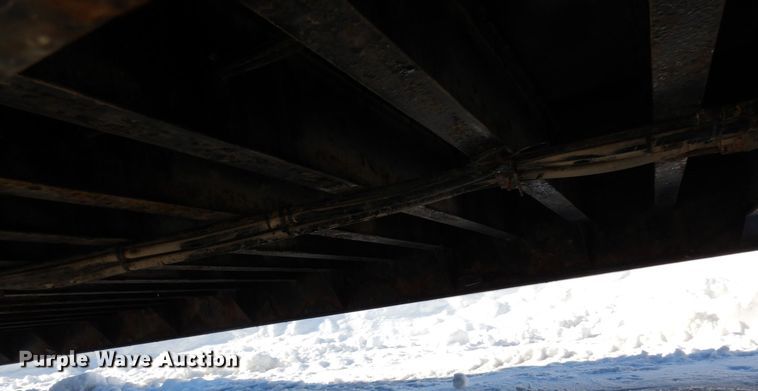 image for item KU9836 1995 Trail King  flatbed trailer