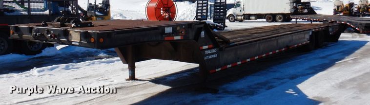 image for item KU9839 1991 Trail King TK70HT-462  drop deck equipment trailer