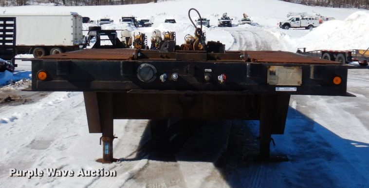 image for item KU9839 1991 Trail King TK70HT-462  drop deck equipment trailer