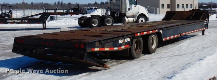 image for item KU9839 1991 Trail King TK70HT-462  drop deck equipment trailer