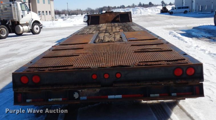 image for item KU9839 1991 Trail King TK70HT-462  drop deck equipment trailer